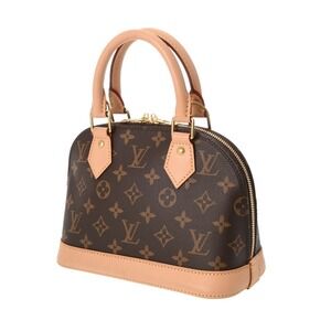Louis Vuitton Alma Canvas Monogram Brown Handbag